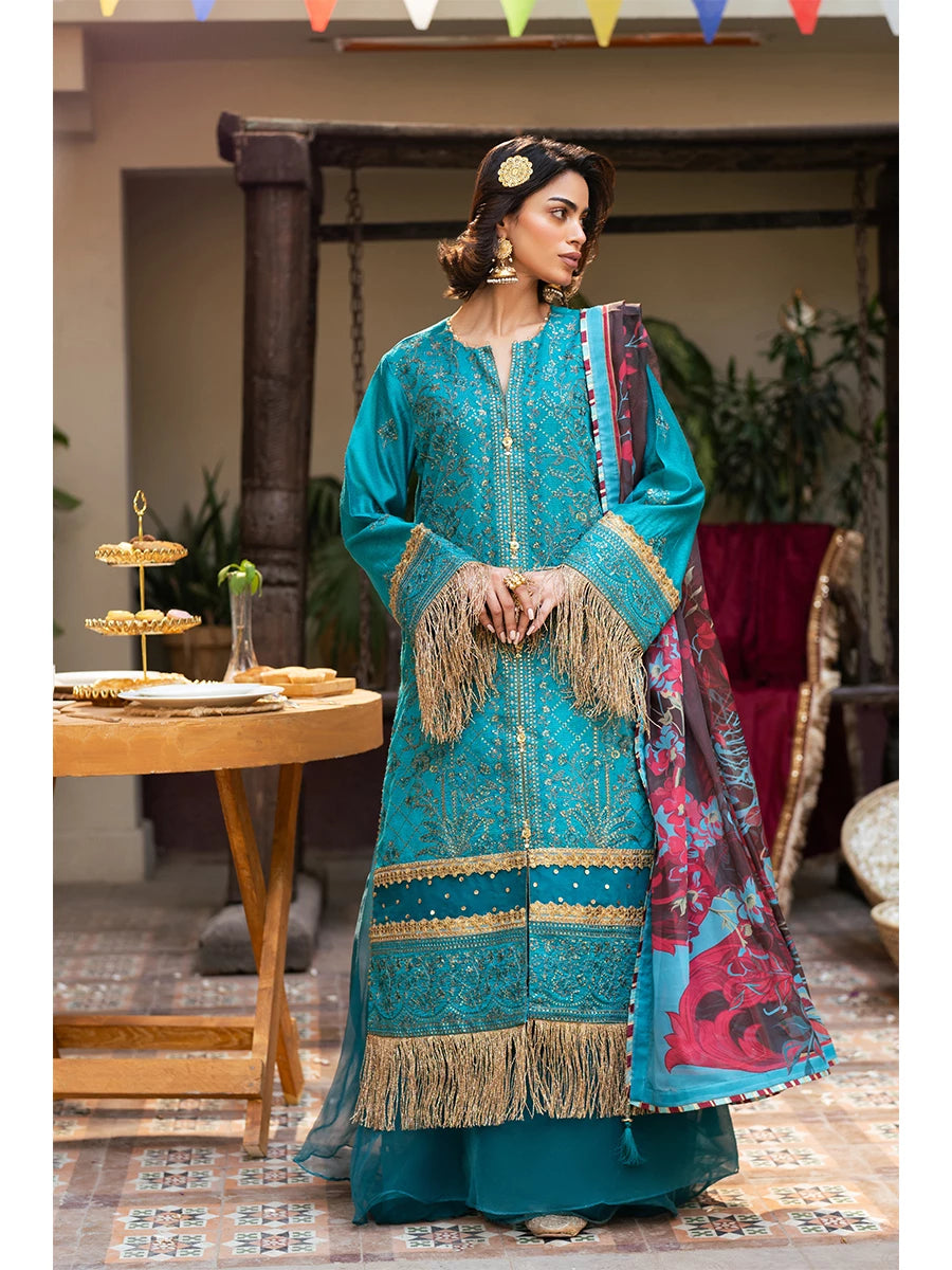 Salitex | Signature Festive Chiffon | SUNW6NO034UT - by - Libasekhas UK - Registered Vendor of : Salitex - 100% Original Designer Dresss