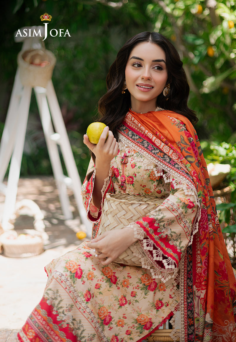 Asim Jofa | Prints Drop 2 | AJUUB-31 - by - Libasekhas UK - Registered Vendor of : Asim Jofa - 100% Original Designer Dresss