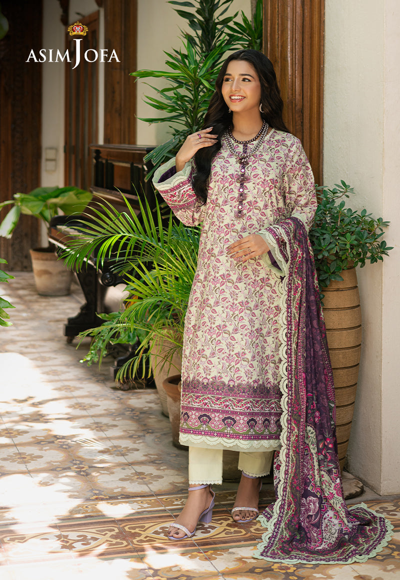 Asim Jofa | Prints Drop 2 | AJUUB-27 - by - Libasekhas UK - Registered Vendor of : Asim Jofa - 100% Original Designer Dresss