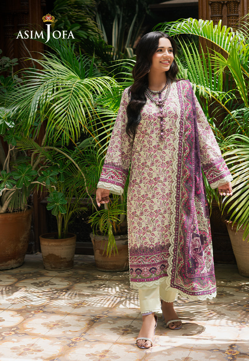 Asim Jofa | Prints Drop 2 | AJUUB-27 - by - Libasekhas UK - Registered Vendor of : Asim Jofa - 100% Original Designer Dresss