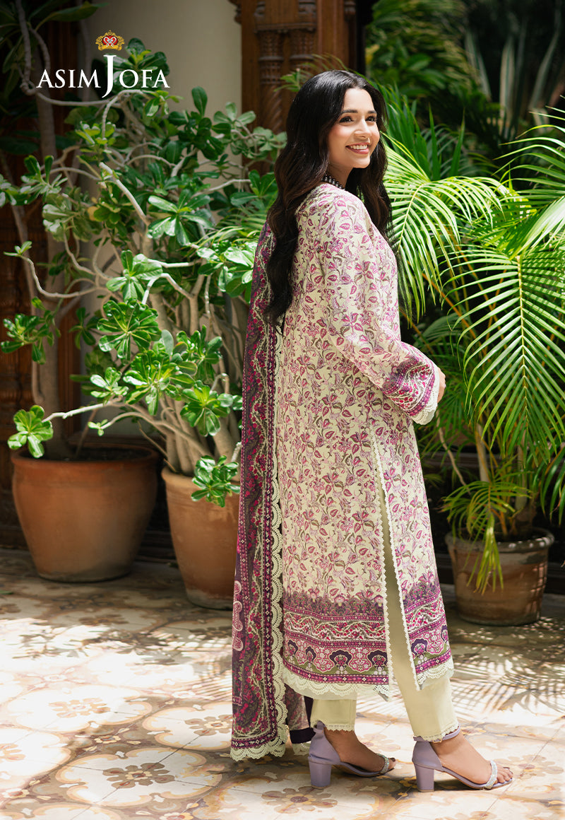 Asim Jofa | Prints Drop 2 | AJUUB-27 - by - Libasekhas UK - Registered Vendor of : Asim Jofa - 100% Original Designer Dresss