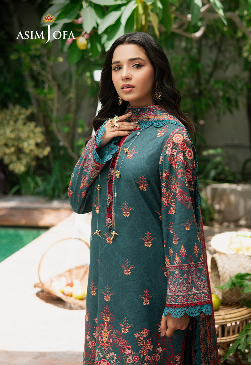 Asim Jofa | Prints Drop 2 | AJUUB-26 - by - Libasekhas UK - Registered Vendor of : Asim Jofa - 100% Original Designer Dresss