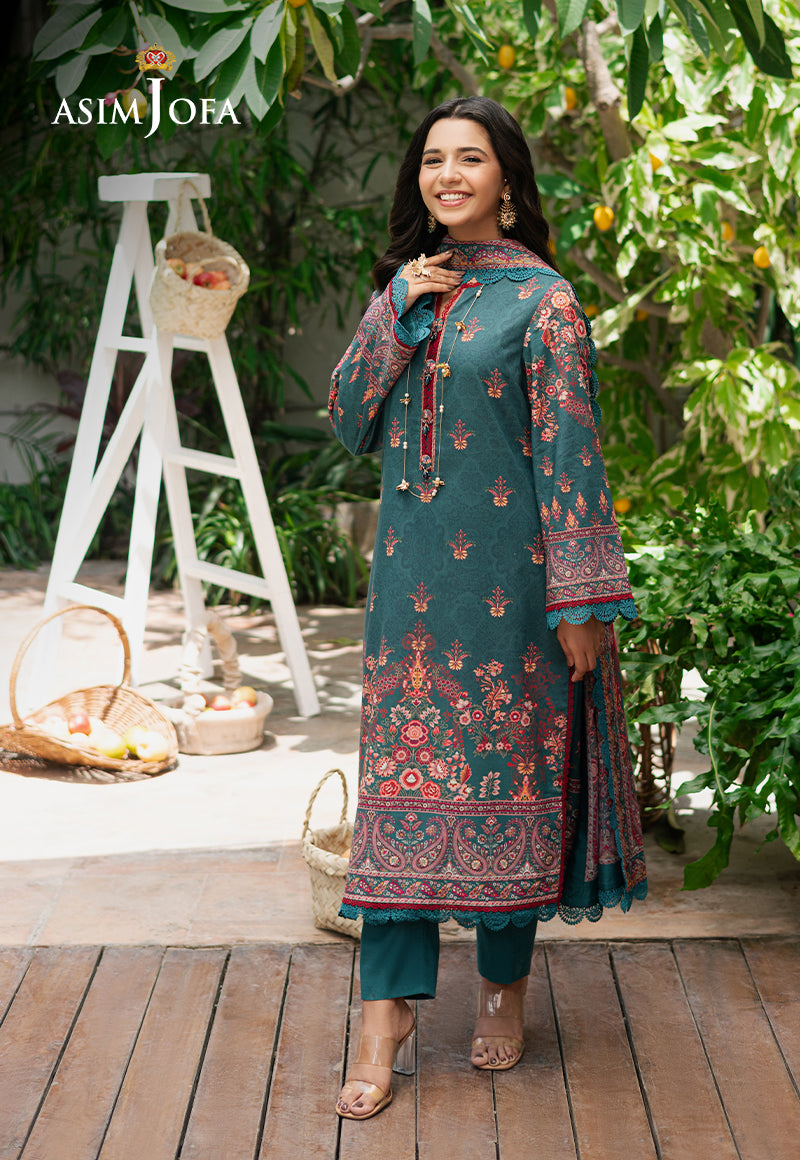Asim Jofa | Prints Drop 2 | AJUUB-26 - by - Libasekhas UK - Registered Vendor of : Asim Jofa - 100% Original Designer Dresss