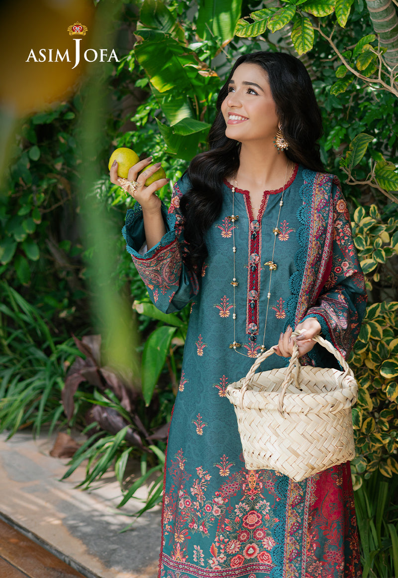 Asim Jofa | Prints Drop 2 | AJUUB-26 - by - Libasekhas UK - Registered Vendor of : Asim Jofa - 100% Original Designer Dresss