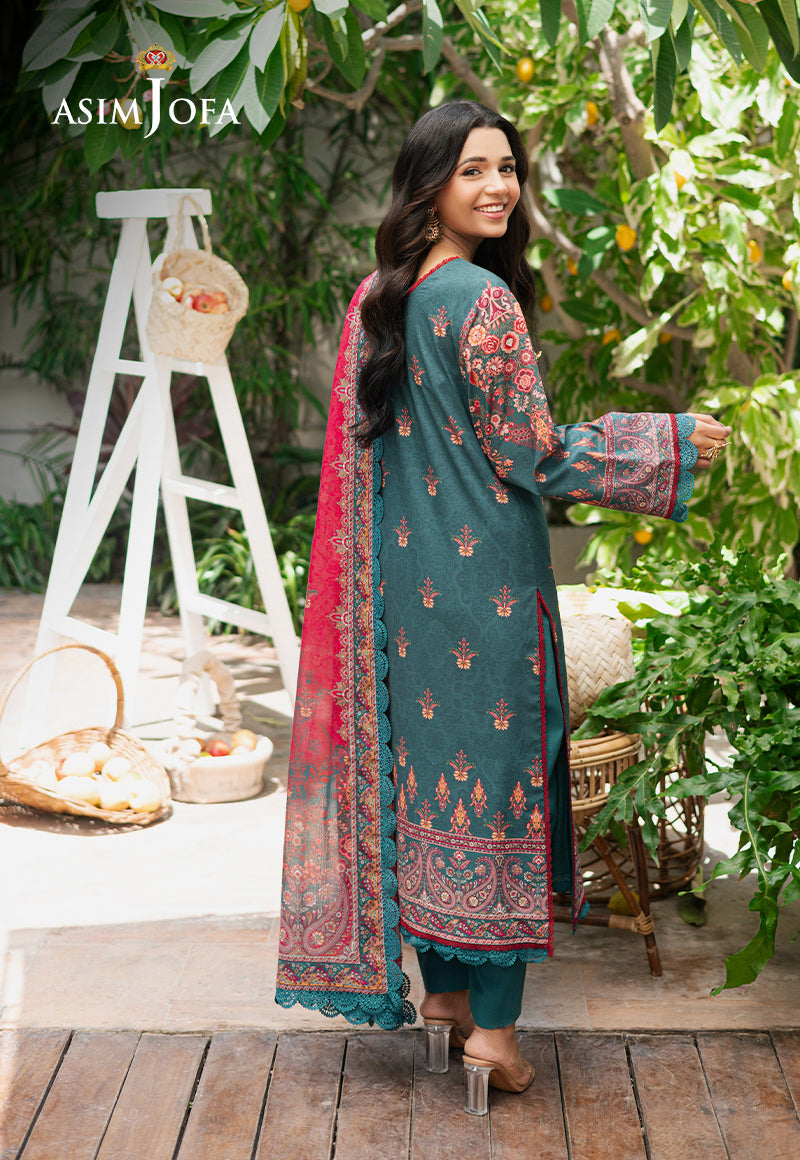 Asim Jofa | Prints Drop 2 | AJUUB-26 - by - Libasekhas UK - Registered Vendor of : Asim Jofa - 100% Original Designer Dresss