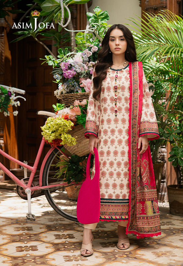 Asim Jofa | Prints Drop 2 | AJUUB-39 - by - Libasekhas UK - Registered Vendor of : Asim Jofa - 100% Original Designer Dresss