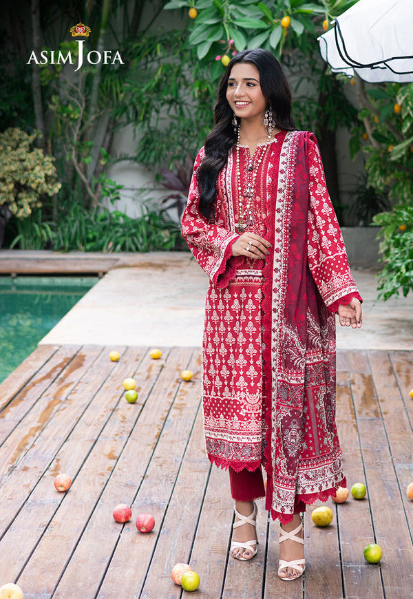 Asim Jofa | Prints Drop 2 | AJUUB-32 - by - Libasekhas UK - Registered Vendor of : Asim Jofa - 100% Original Designer Dresss