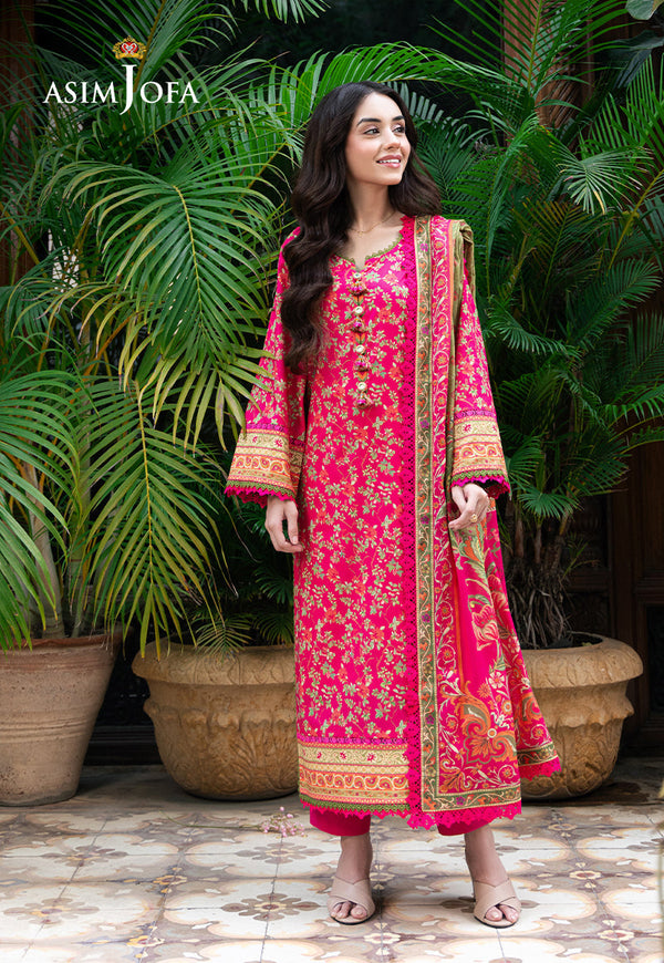 Asim Jofa | Prints Drop 2 |  AJUUB-24 - by - Libasekhas UK - Registered Vendor of : Asim Jofa - 100% Original Designer Dresss