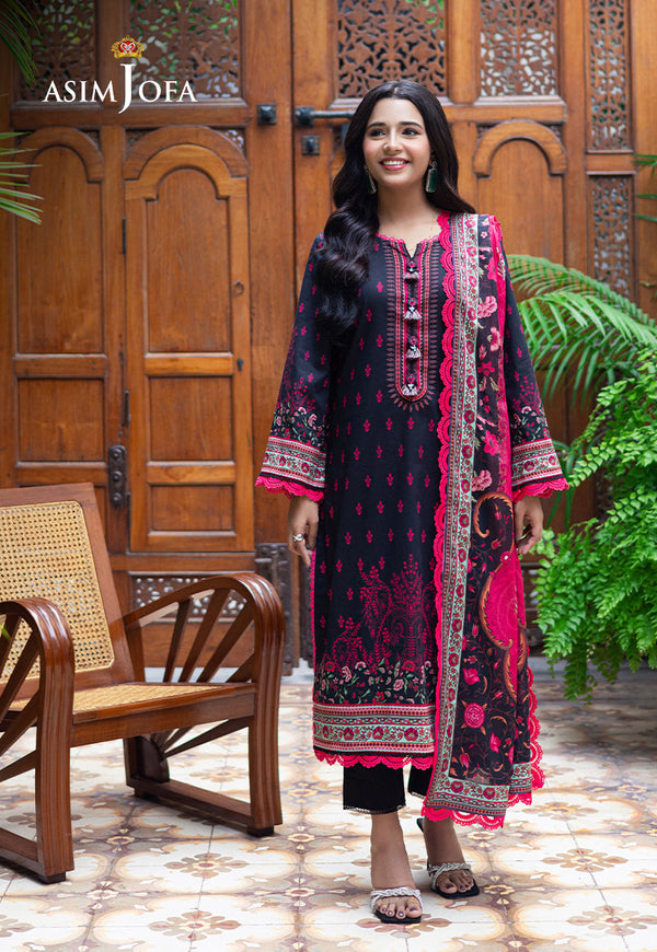 Asim Jofa | Prints Drop 2 | AJUUB-21 - by - Libasekhas UK - Registered Vendor of : Asim Jofa - 100% Original Designer Dresss