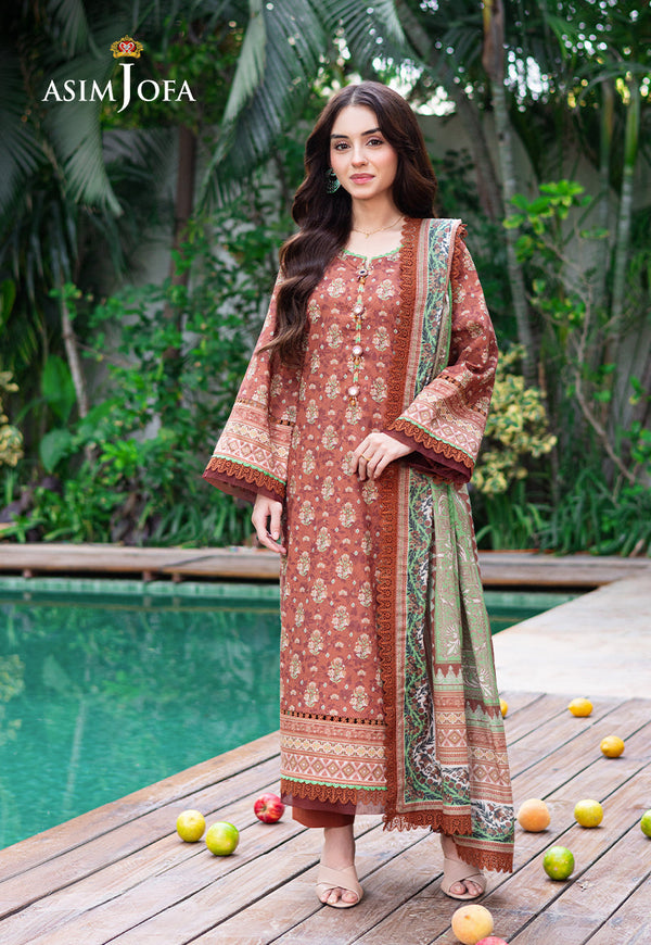 Asim Jofa | Prints Drop 2 | AJUUB-25 - by - Libasekhas UK - Registered Vendor of : Asim Jofa - 100% Original Designer Dresss