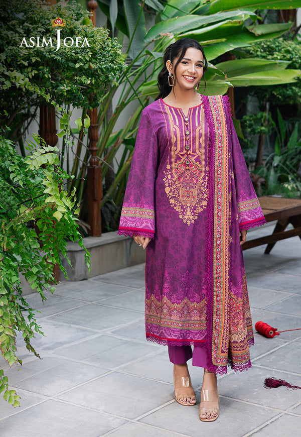 Asim Jofa | Prints Drop 2 |AJUUB-30 - by - Libasekhas UK - Registered Vendor of : Asim Jofa - 100% Original Designer Dresss
