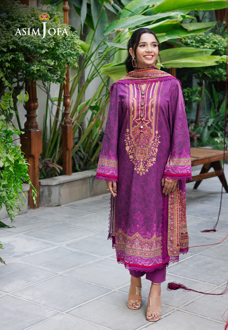 Asim Jofa | Prints Drop 2 |AJUUB-30 - by - Libasekhas UK - Registered Vendor of : Asim Jofa - 100% Original Designer Dresss