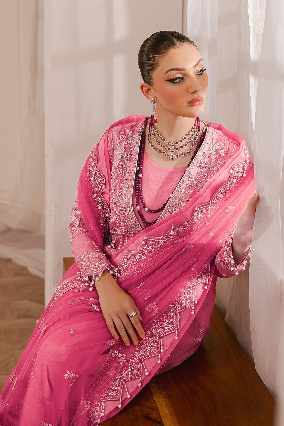 Raeesa Premium | Ada Premium Collection | HU - 44 Rosella - by - Libasekhas UK - Registered Vendor of : Raeesa Premium - 100% Original Designer Dresss