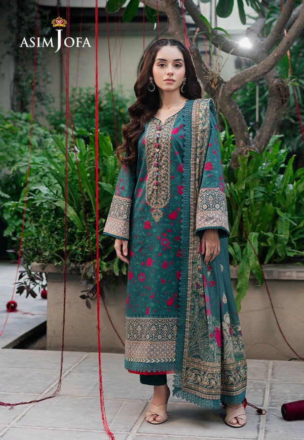 Asim Jofa | Prints Drop 2 | AJUUB-38 - by - Libasekhas UK - Registered Vendor of : Asim Jofa - 100% Original Designer Dresss