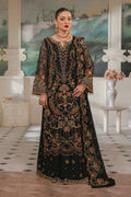 Raeesa Premium | Ada Premium Collection | HU - 46 Black Swan - by - Libasekhas UK - Registered Vendor of : Raeesa Premium - 100% Original Designer Dresss