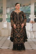 Raeesa Premium | Ada Premium Collection | HU - 46 Black Swan - by - Libasekhas UK - Registered Vendor of : Raeesa Premium - 100% Original Designer Dresss