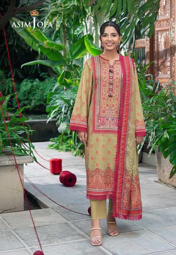 Asim Jofa | Prints Drop 2 | AJUUB-28 - by - Libasekhas UK - Registered Vendor of : Asim Jofa - 100% Original Designer Dresss