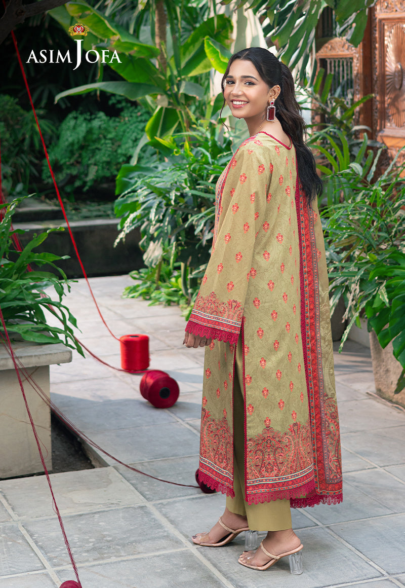 Asim Jofa | Prints Drop 2 | AJUUB-28 - by - Libasekhas UK - Registered Vendor of : Asim Jofa - 100% Original Designer Dresss