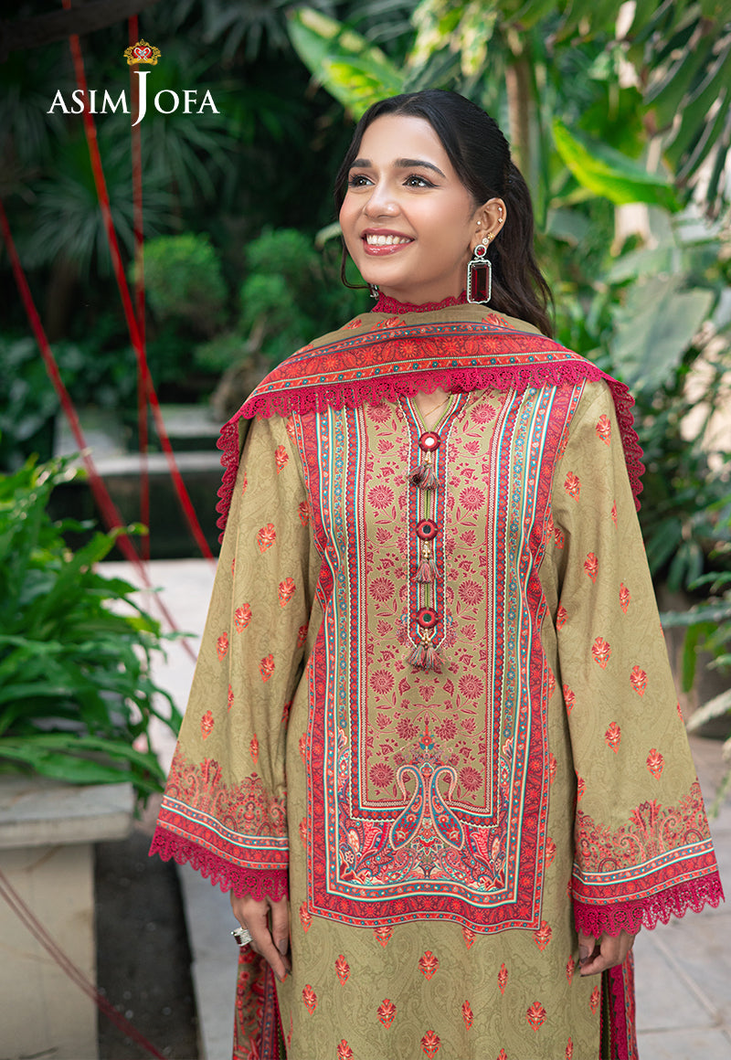 Asim Jofa | Prints Drop 2 | AJUUB-28 - by - Libasekhas UK - Registered Vendor of : Asim Jofa - 100% Original Designer Dresss
