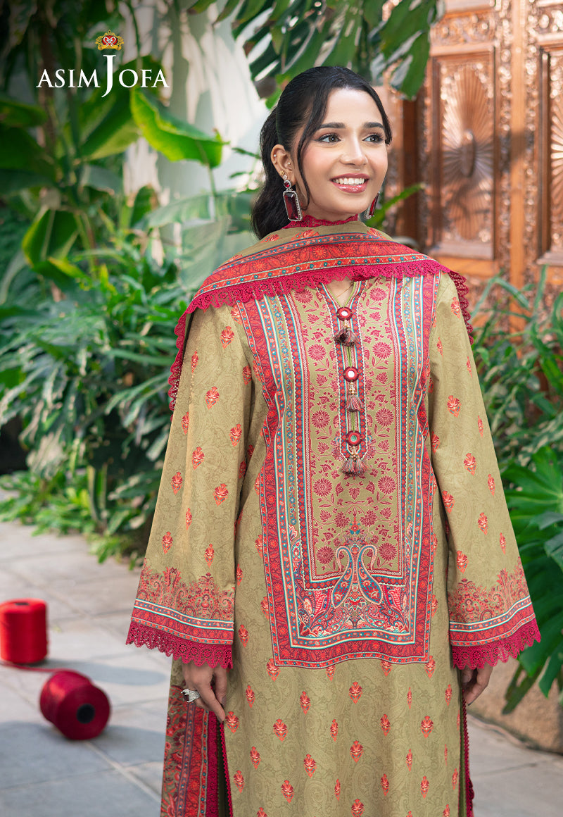 Asim Jofa | Prints Drop 2 | AJUUB-28 - by - Libasekhas UK - Registered Vendor of : Asim Jofa - 100% Original Designer Dresss