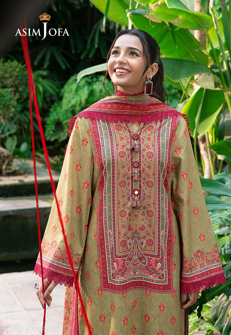 Asim Jofa | Prints Drop 2 | AJUUB-28 - by - Libasekhas UK - Registered Vendor of : Asim Jofa - 100% Original Designer Dresss