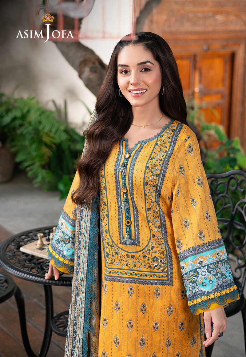 Asim Jofa | Prints Drop 2 | AJUUB-23 - by - Libasekhas UK - Registered Vendor of : Asim Jofa - 100% Original Designer Dresss