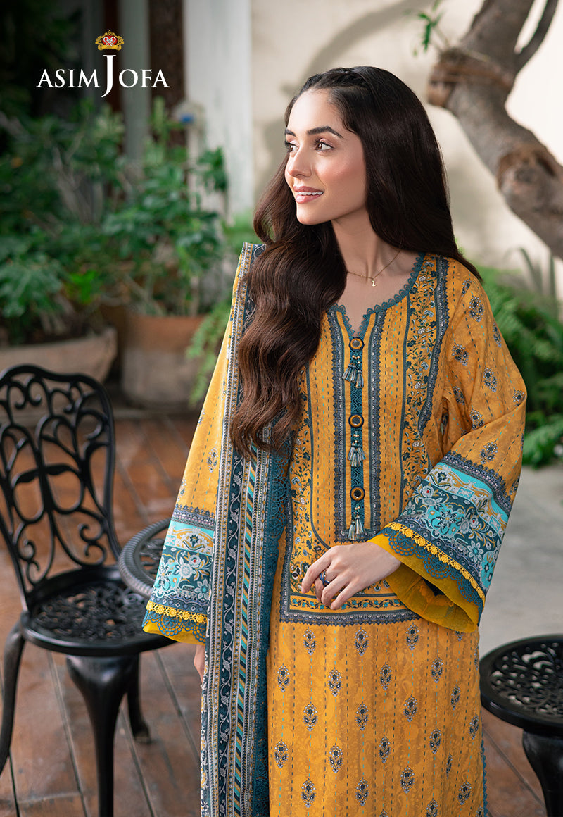 Asim Jofa | Prints Drop 2 | AJUUB-23 - by - Libasekhas UK - Registered Vendor of : Asim Jofa - 100% Original Designer Dresss