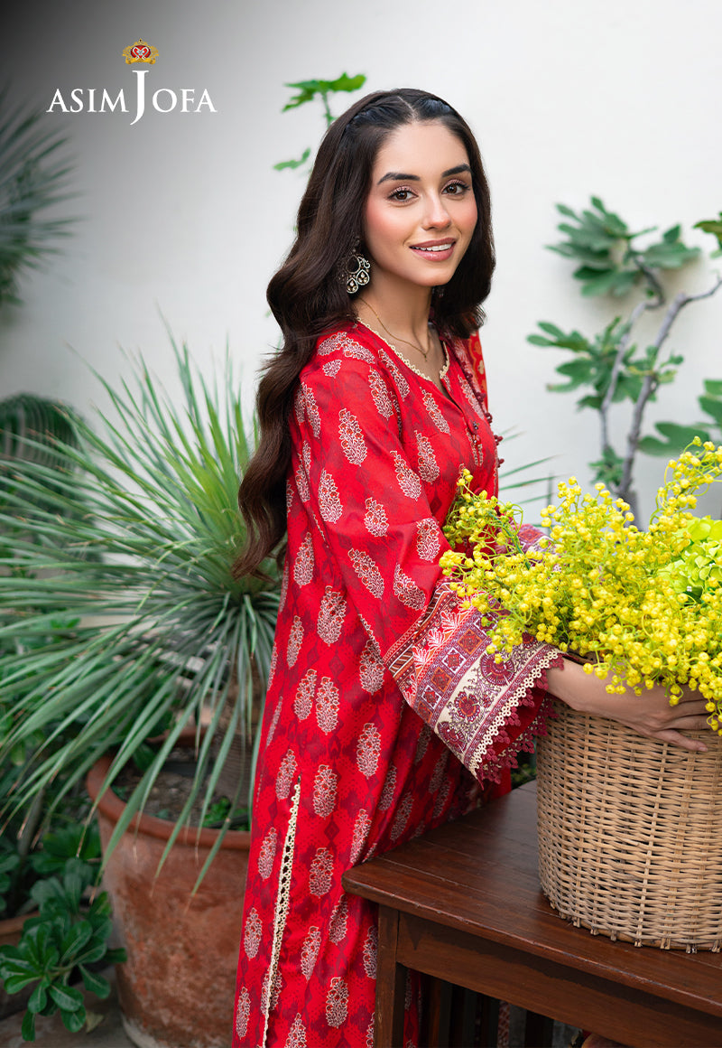 Asim Jofa | Prints Drop 2 |  AJUUB-35 - by - Libasekhas UK - Registered Vendor of : Asim Jofa - 100% Original Designer Dresss