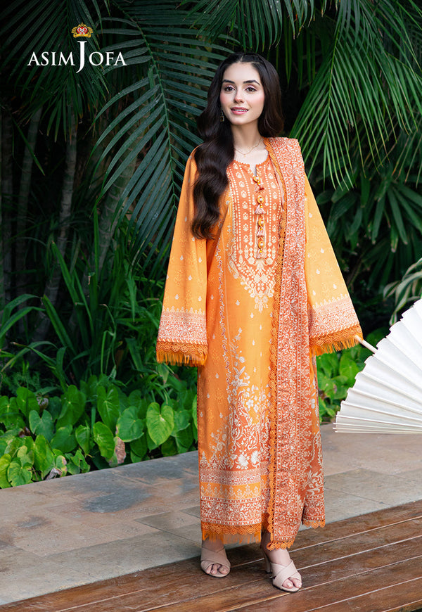 Asim Jofa | Prints Drop 2 | AJUUB-29 - by - Libasekhas UK - Registered Vendor of : Asim Jofa - 100% Original Designer Dresss