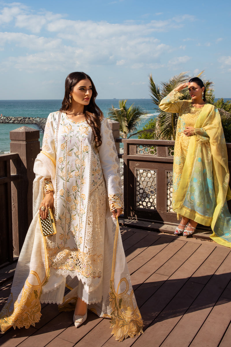 Rangrasiya | Premium Summer Lawn 25 | Nooreh - by - Libasekhas UK - Registered Vendor of : Rangrasiya - 100% Original Designer Dresss