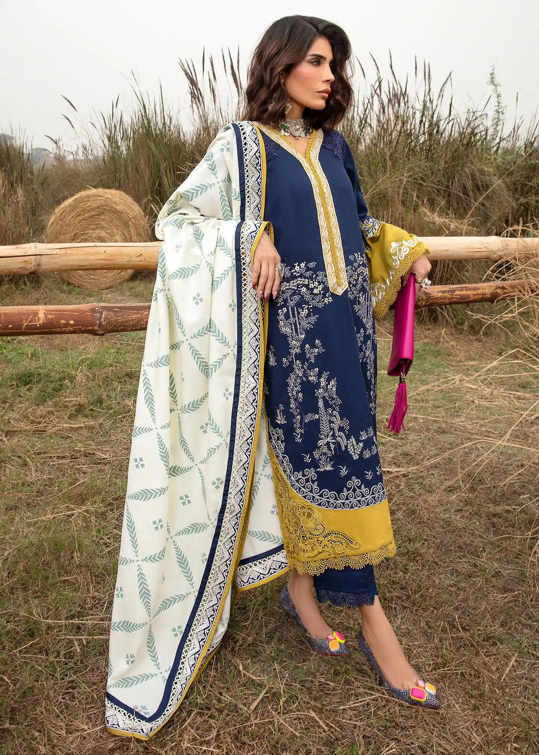 Saira Shakira | Raya Winter Stitched 23 | Neal - by - Libasekhas UK - Registered Vendor of : Saira Shakira - 100% Original Designer Dresss