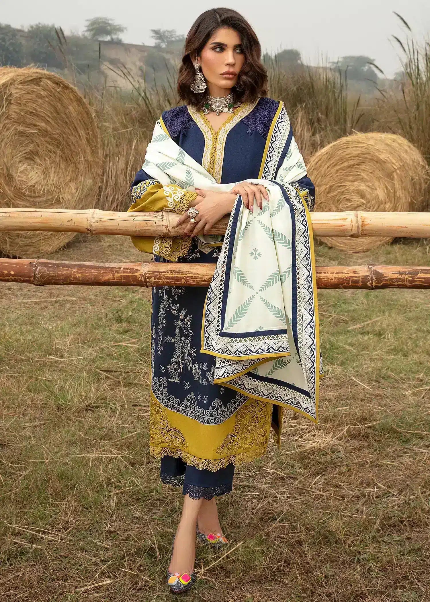 Saira Shakira | Raya Winter Stitched 23 | Neal - by - Libasekhas UK - Registered Vendor of : Saira Shakira - 100% Original Designer Dresss