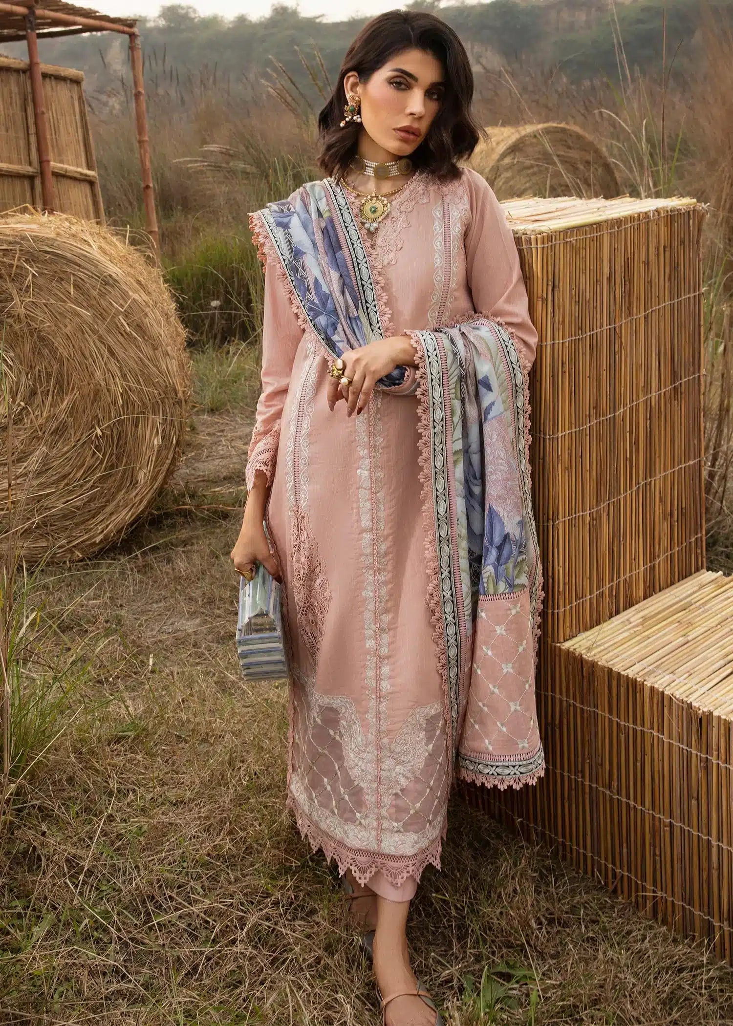 Saira Shakira | Raya Winter Stitched 23 | Crepe - by - Libasekhas UK - Registered Vendor of : Saira Shakira - 100% Original Designer Dresss