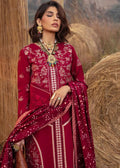 Saira Shakira | Raya Winter Stitched 23 | Ruby - by - Libasekhas UK - Registered Vendor of : Saira Shakira - 100% Original Designer Dresss