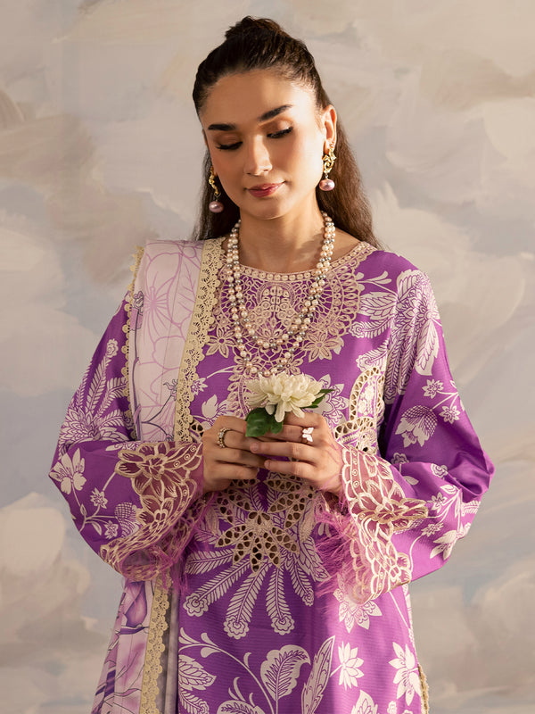 Mahnur | Kaia Slub Linen 25 | K - 10 | 3 PC LINEN - by Libasekhas UK - Registered Vendor of : Mahnur - 100% Original Designer Dress