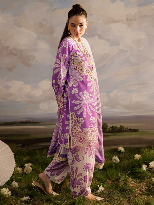 Mahnur | Kaia Slub Linen 25 | K - 10 | 3 PC LINEN - by Libasekhas UK - Registered Vendor of : Mahnur - 100% Original Designer Dress