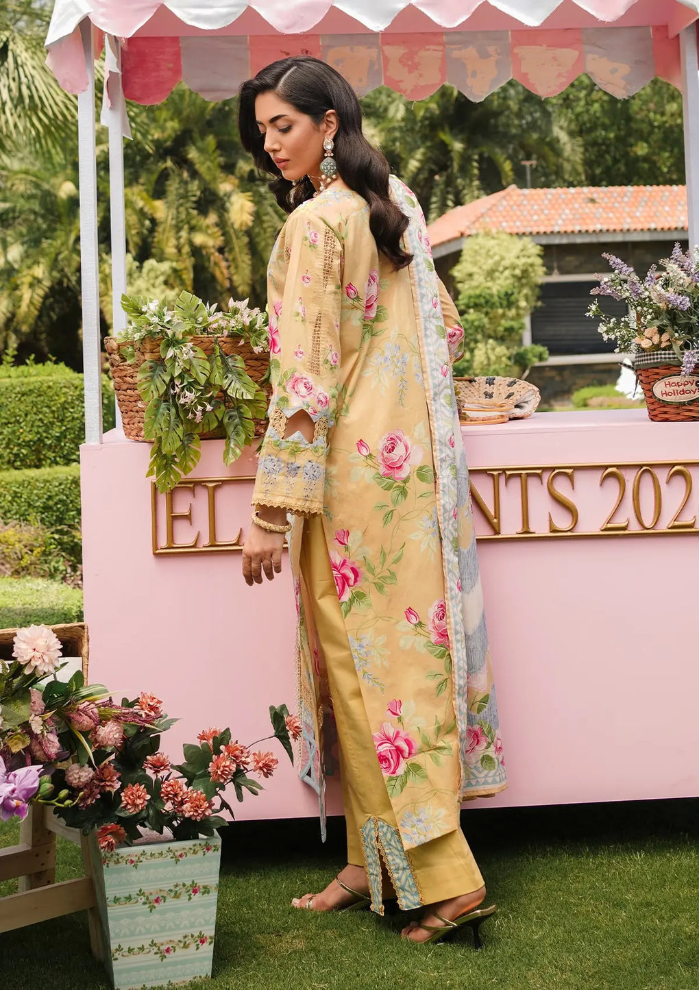 Elaf Premium | Printed Collection 24 | EEP-03A - Citrus Squad - by - Libasekhas UK - Registered Vendor of : Elaf Premium - 100% Original Designer Dresss
