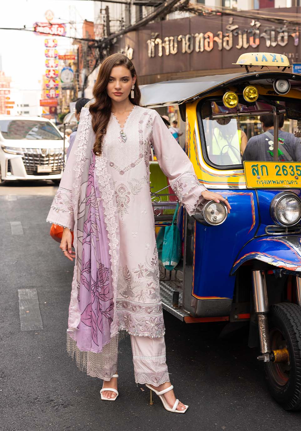 Zarqash | Luxury Lawn 25 | ZQLU 0010 ELSA - by - Libasekhas UK - Registered Vendor of : Zarqash - 100% Original Designer Dresss