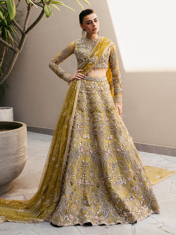 Epoque | Reverie Eternelle | Olivine - by - Libasekhas UK - Registered Vendor of : Epoque - 100% Original Designer Dresss