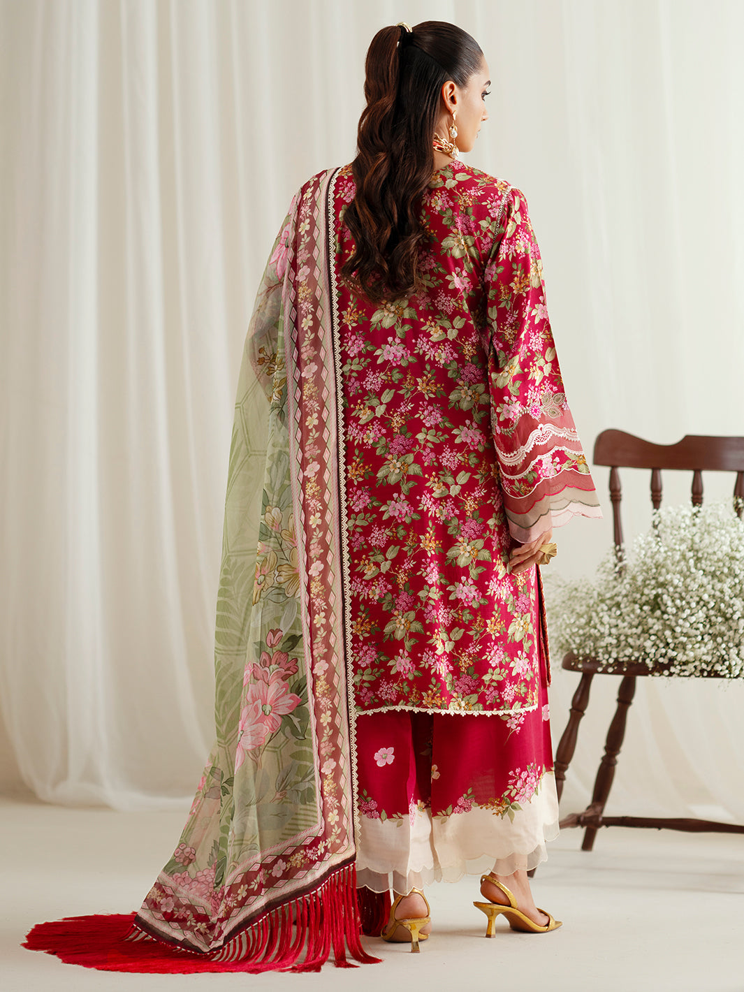 Bin Ilyas | Eres Bonita Viscose 25 | 1107-B - by Libasekhas UK - Registered Vendor of : Bin Ilyas - 100% Original Designer Dress