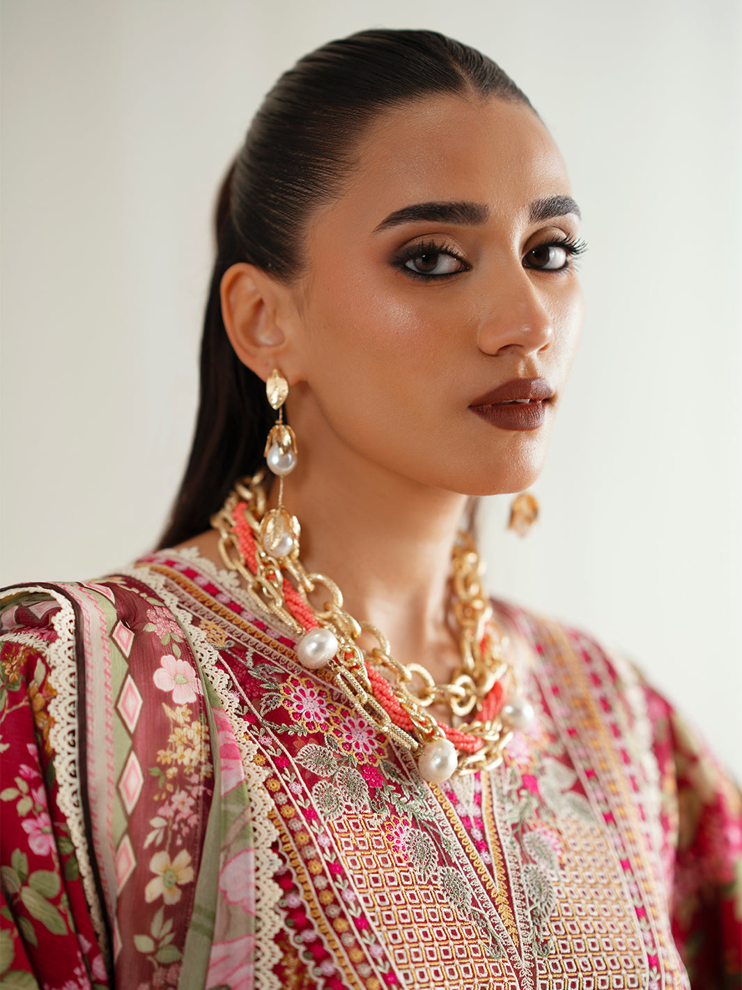 Bin Ilyas | Eres Bonita Viscose 25 | 1107-B - by Libasekhas UK - Registered Vendor of : Bin Ilyas - 100% Original Designer Dress