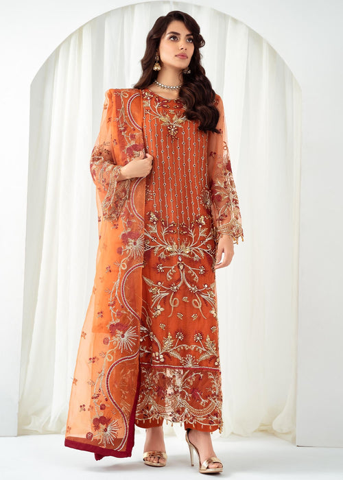 Meeral | Wedding Formals | ML-LUX22V2-10 Satrangi - by - Libasekhas UK - Registered Vendor of : Meeral - 100% Original Designer Dresss