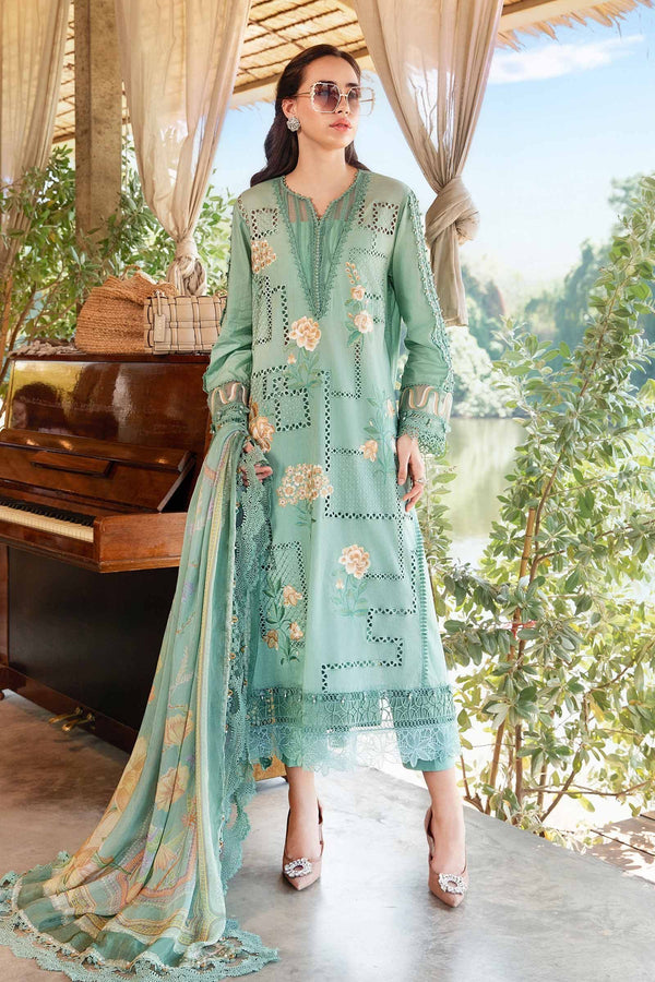 Maria B | M Prints 25 | MPT-2501-B - by - Libasekhas UK - Registered Vendor of : Maria B - 100% Original Designer Dresss