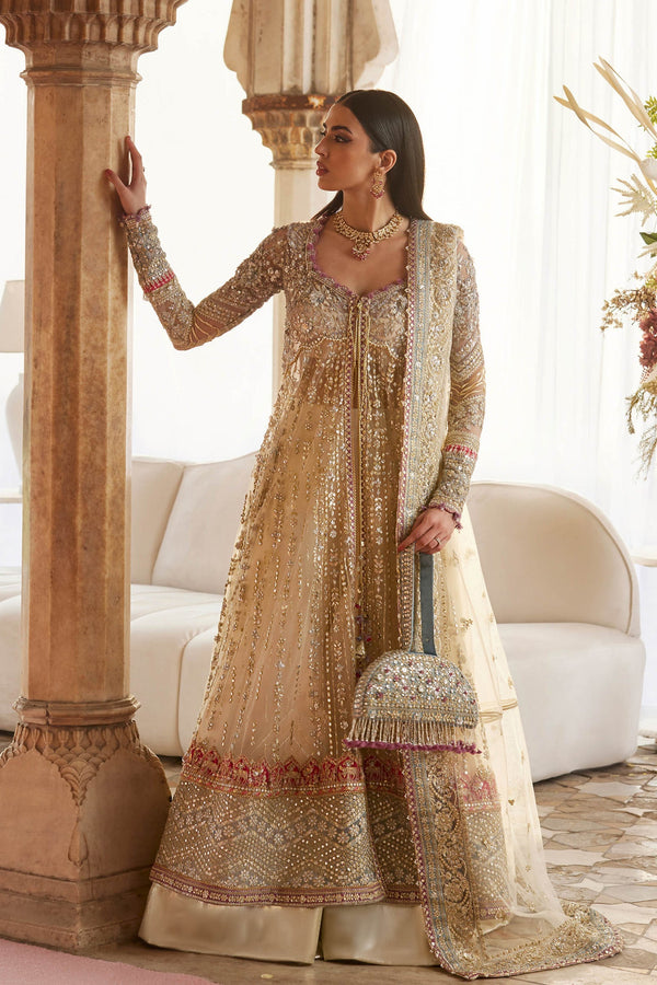 Zaha | Gossamer 25 | ZAR-E MAHR (ZC25-06) - by Libasekhas UK - Registered Vendor of : Zaha - 100% Original Designer Dress