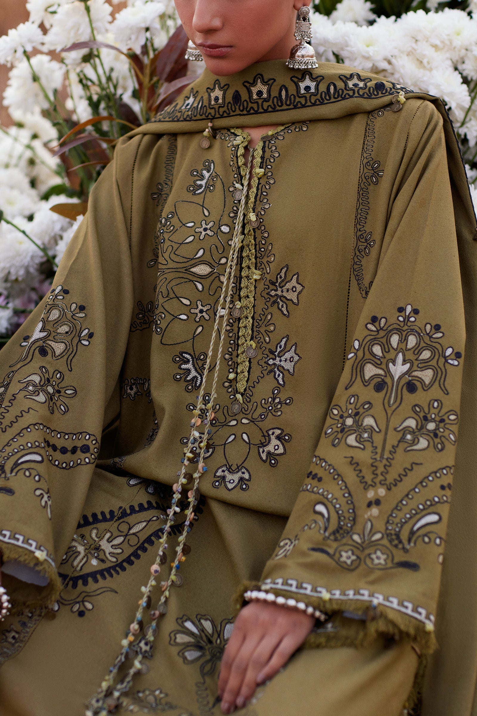 Zaha | Winter 25 | NAYRA (ZW25-07) - by Libasekhas UK - Registered Vendor of : Zaha - 100% Original Designer Dress