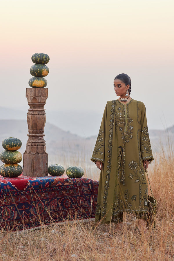 Zaha | Winter 25 | NAYRA (ZW25-07) - by Libasekhas UK - Registered Vendor of : Zaha - 100% Original Designer Dress