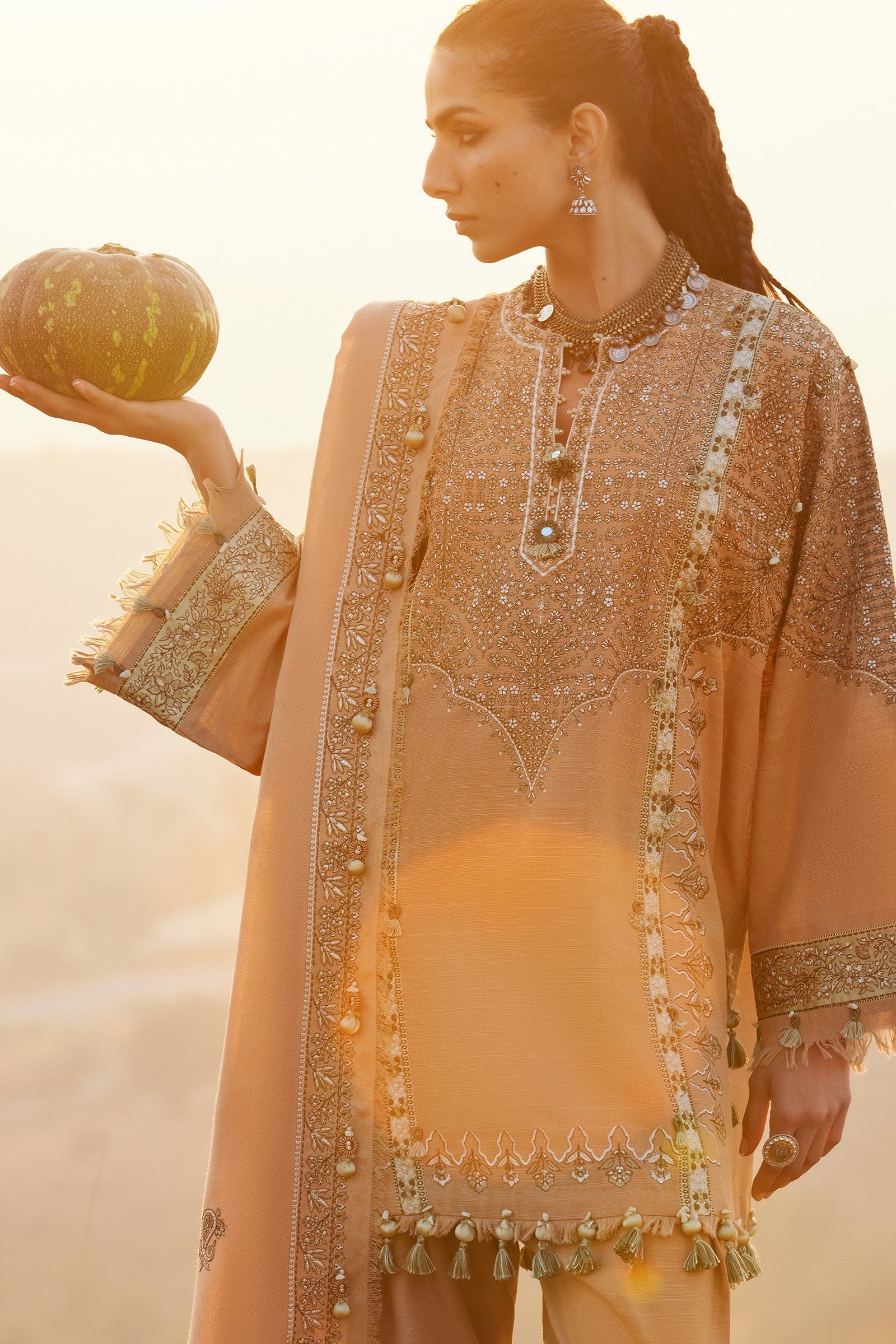Zaha | Winter 25 | NEELAM (ZW25-01) - by Libasekhas UK - Registered Vendor of : Zaha - 100% Original Designer Dress