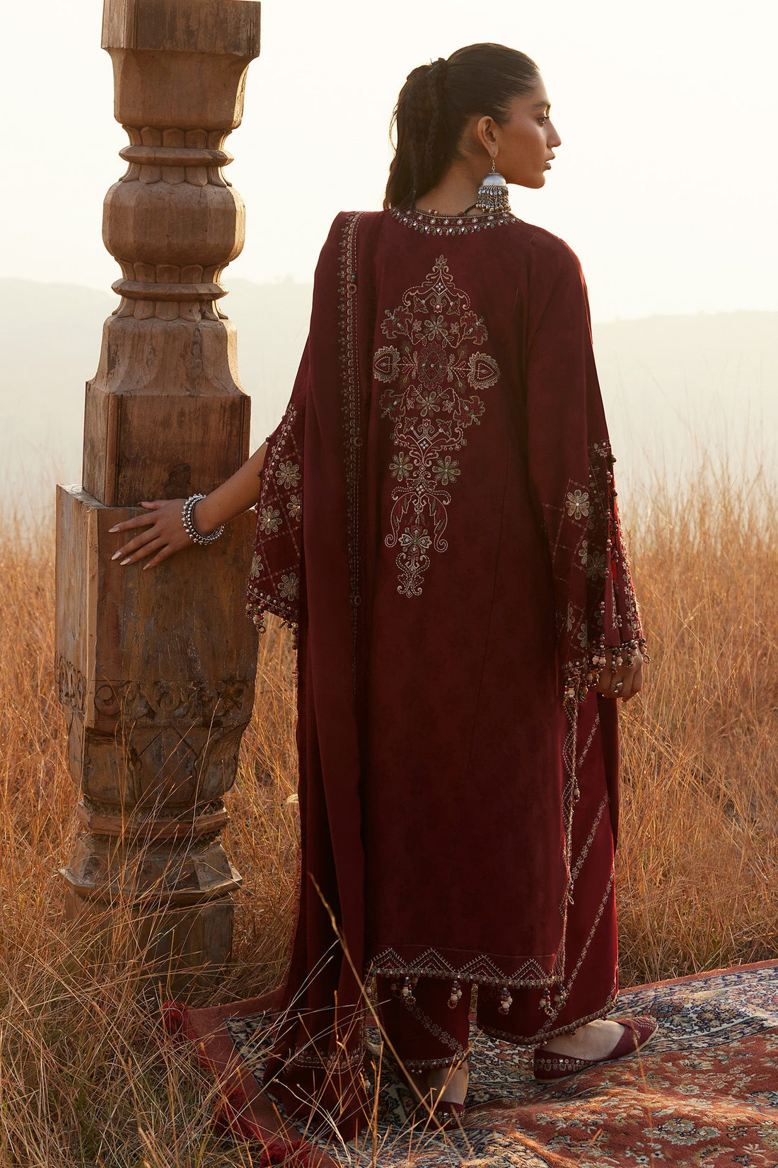 Zaha | Winter 25 | SASSI (ZW25-12) - by Libasekhas UK - Registered Vendor of : Zaha - 100% Original Designer Dress