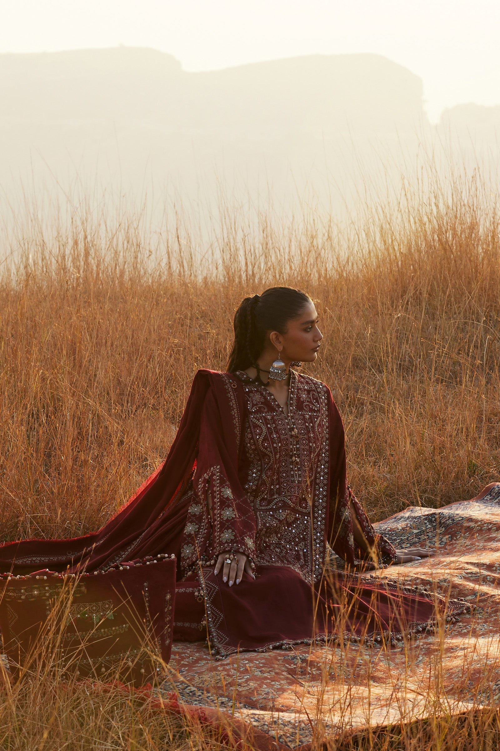 Zaha | Winter 25 | SASSI (ZW25-12) - by Libasekhas UK - Registered Vendor of : Zaha - 100% Original Designer Dress