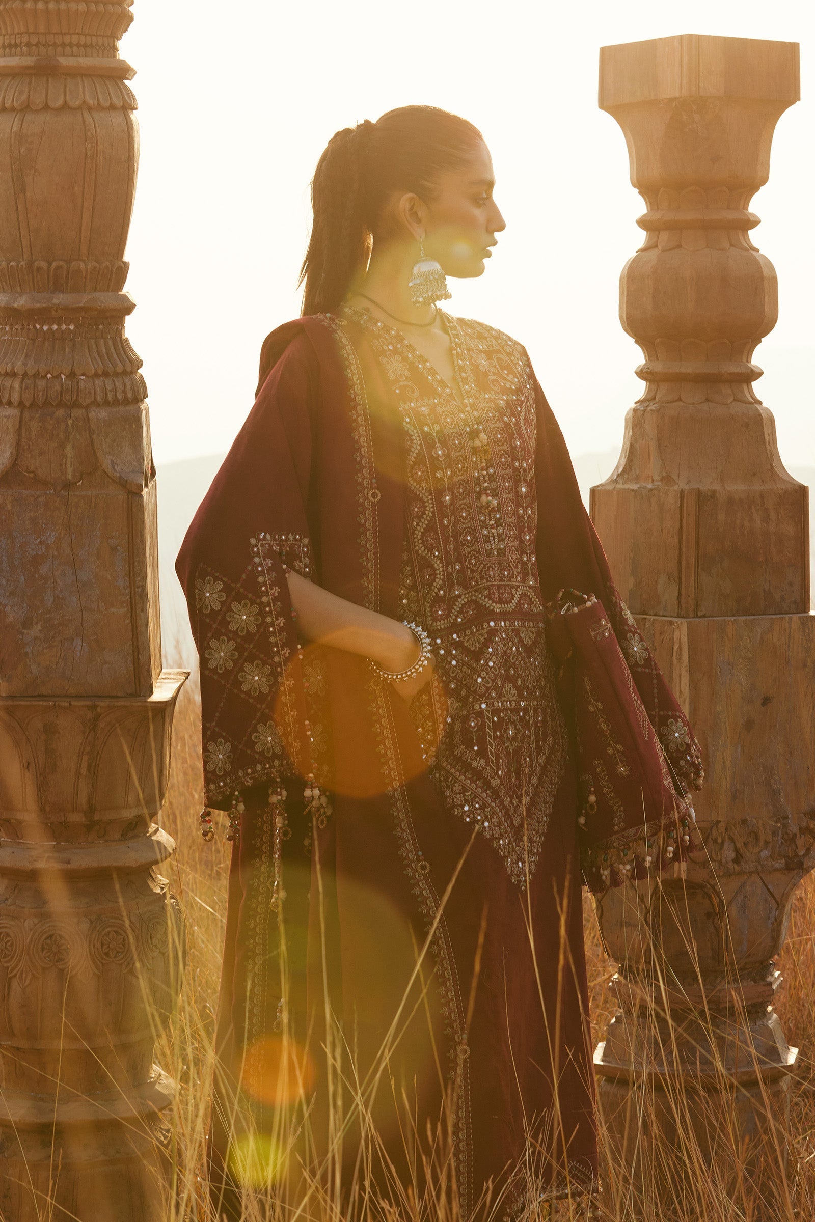 Zaha | Winter 25 | SASSI (ZW25-12) - by Libasekhas UK - Registered Vendor of : Zaha - 100% Original Designer Dress